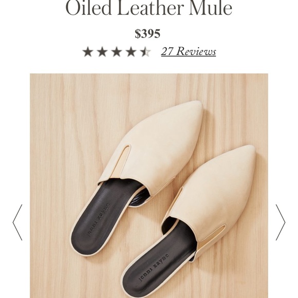 Jenni Kayne Oiled Leather Mule - Natural - Picture 6 of 8